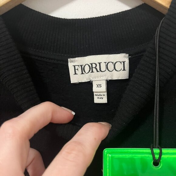 NEW Fiorucci Logo Black Sweatshirt Size XS - Picture 2 of 7